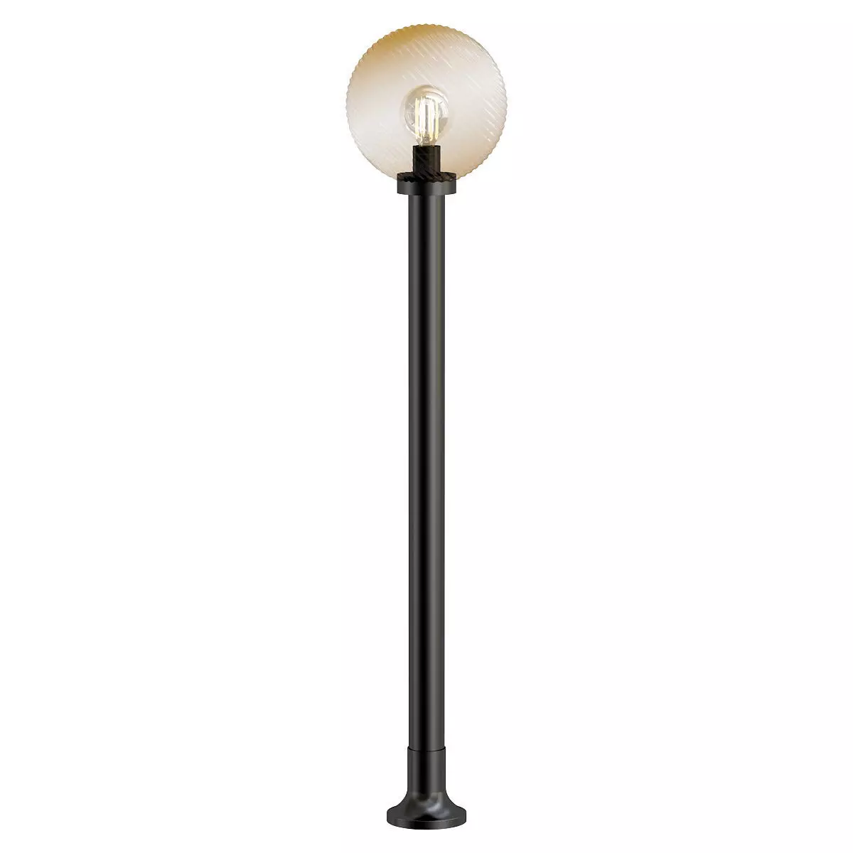 svetilnik outdoor floor lamp with globe light 3D model