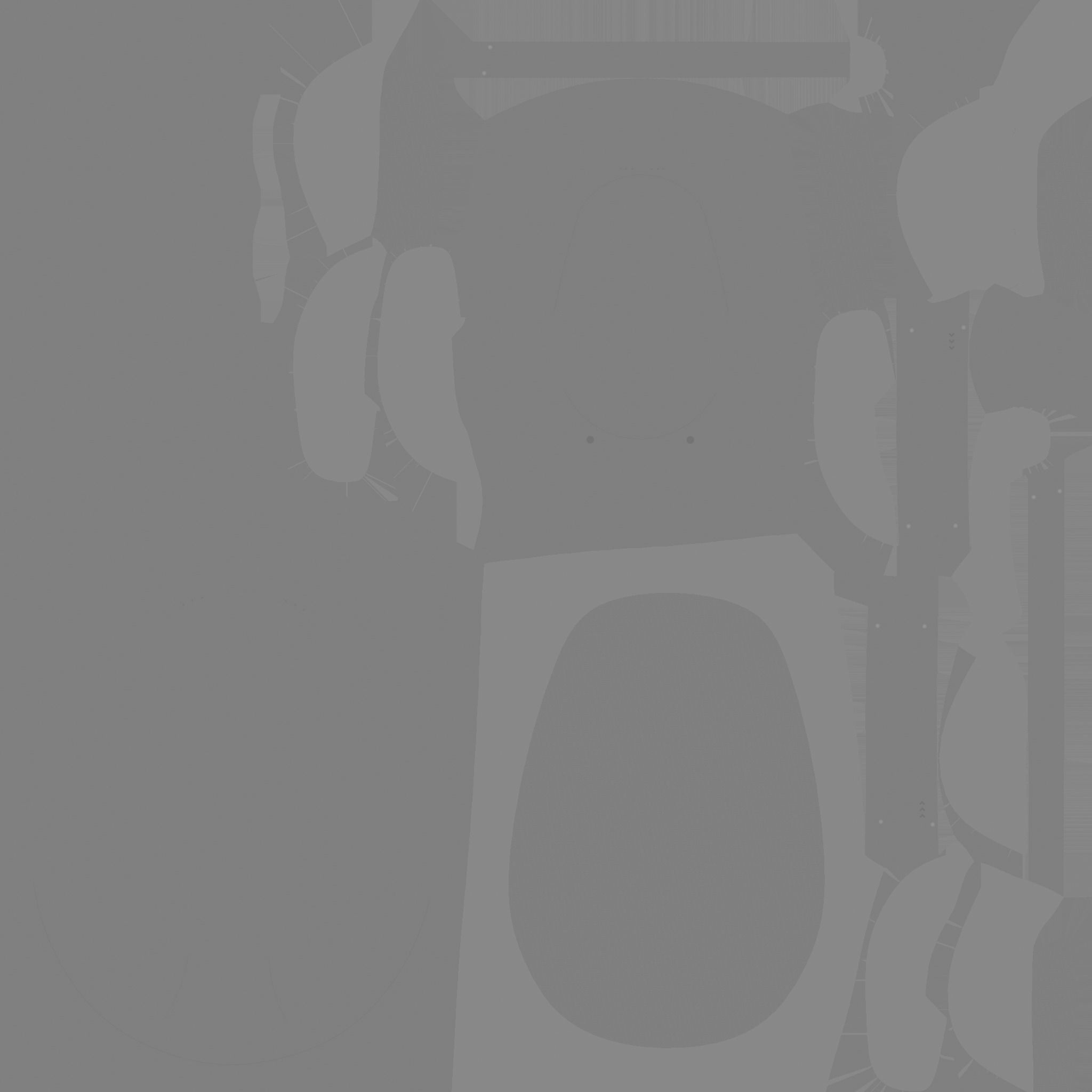 SciFi Backpack C05 White Blue - Fashion Character Design Free low-poly 3D model_22