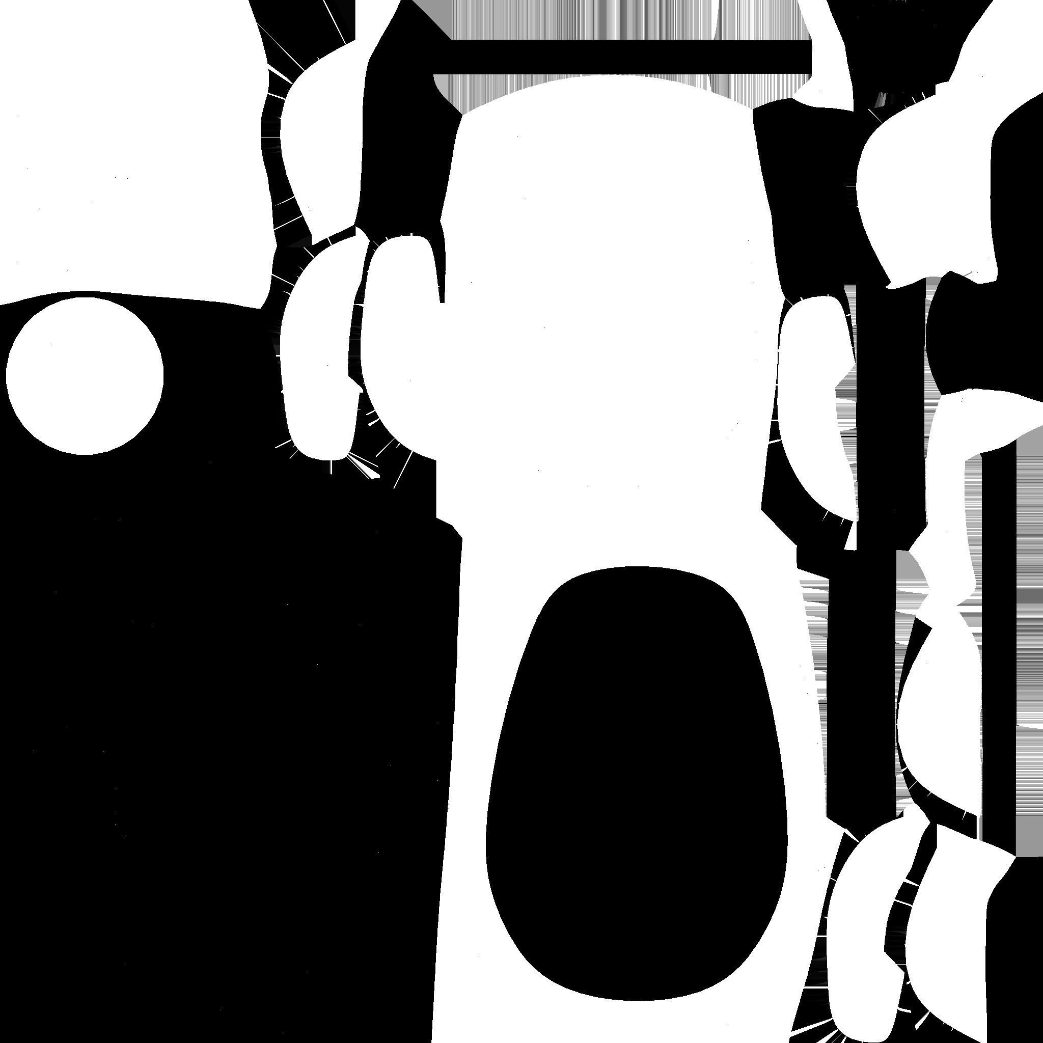 SciFi Backpack C05 White Blue - Fashion Character Design Free low-poly 3D model_19