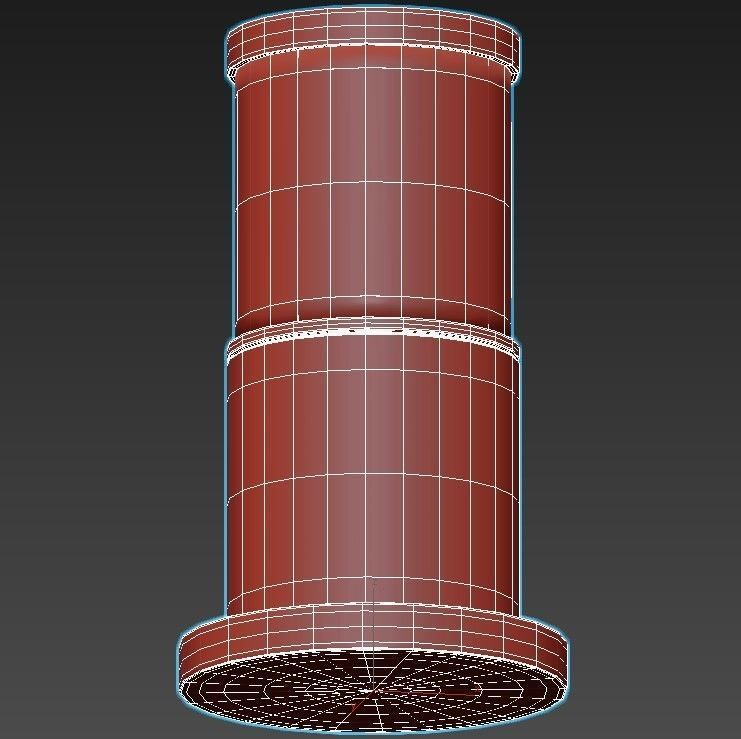 elektrostandard lamp with glass dome on top 3D model_2