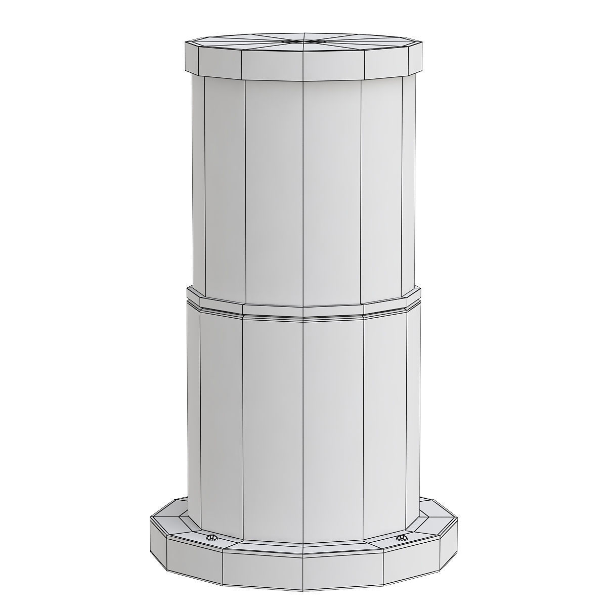 elektrostandard lamp with glass dome on top 3D model_1