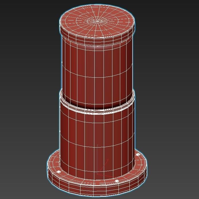 elektrostandard lamp with glass dome on top 3D model_3