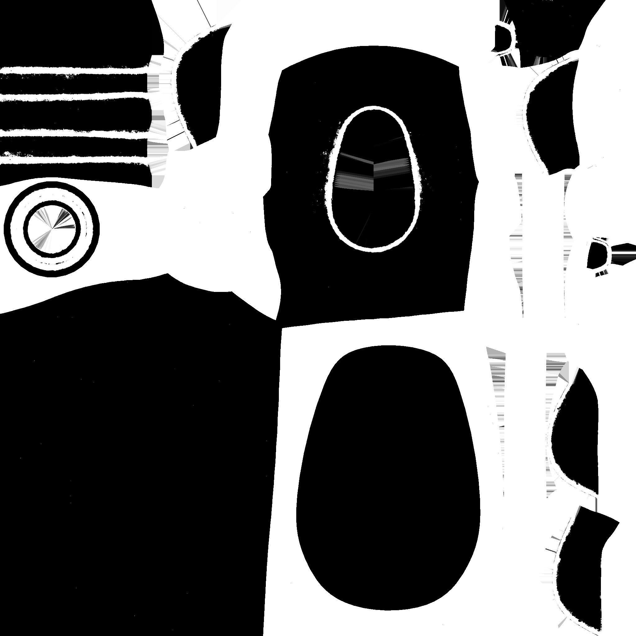 SciFi Backpack C07 Red - Fashion Character Design Low-poly 3D model_23