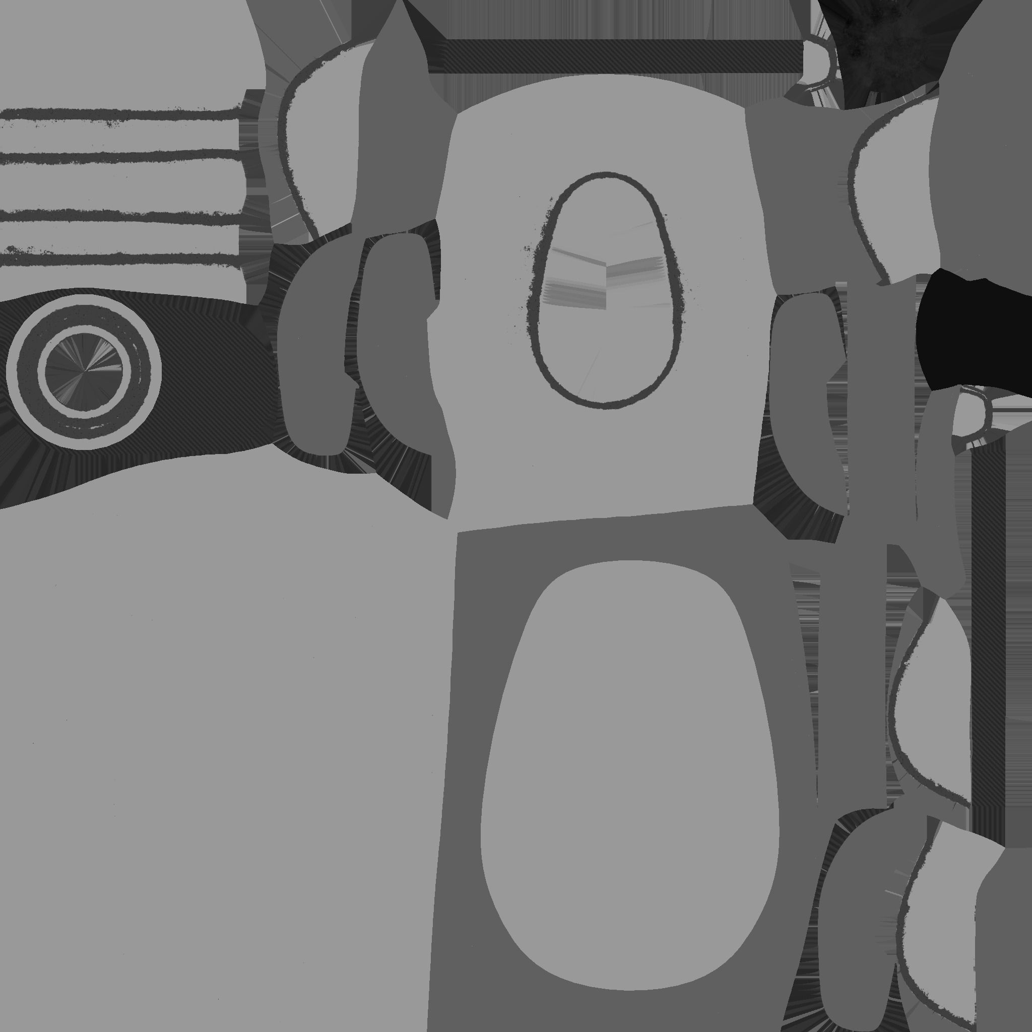 SciFi Backpack C07 Red - Fashion Character Design Low-poly 3D model_26