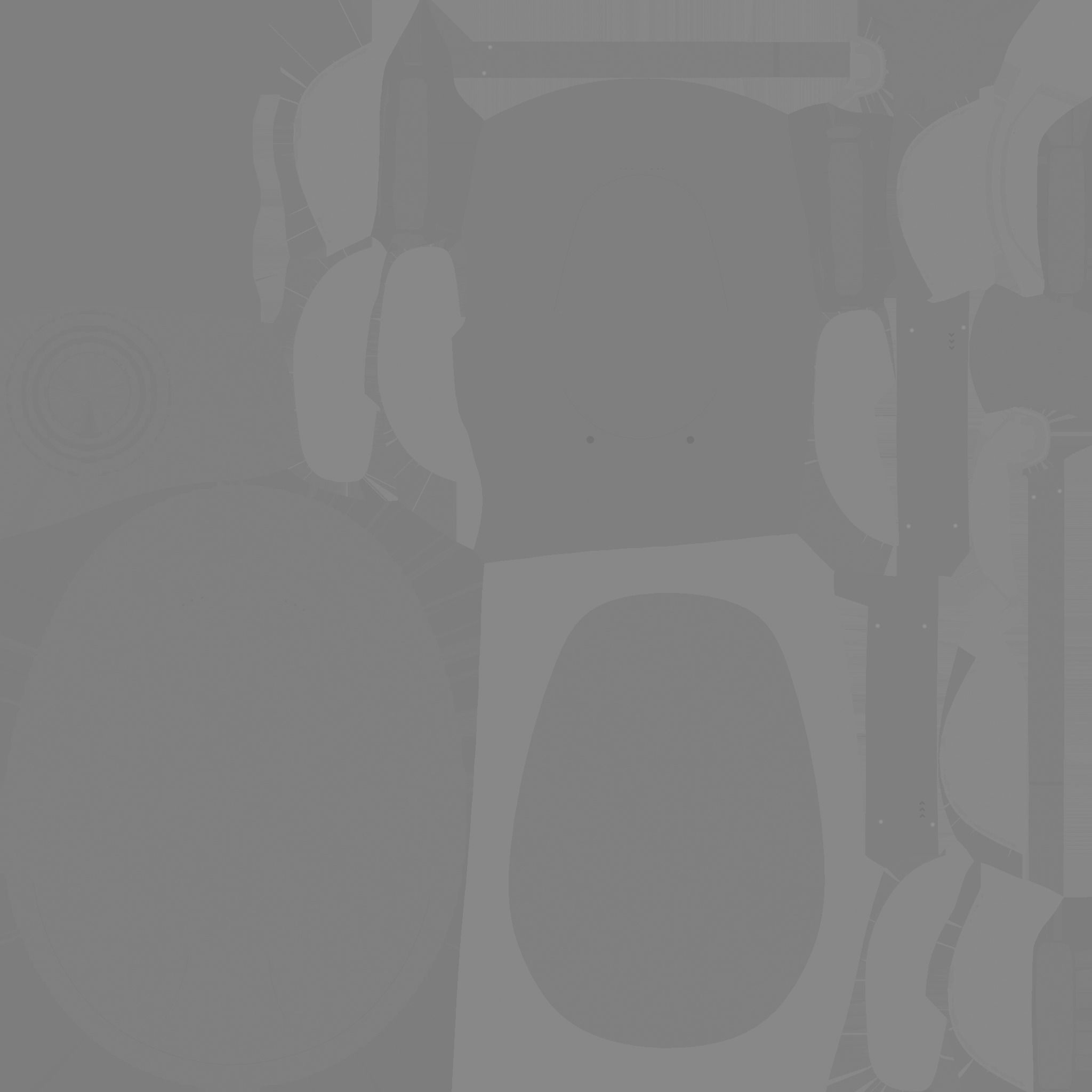 SciFi Backpack C08 Steel - Fashion Character Design Low-poly 3D model_22