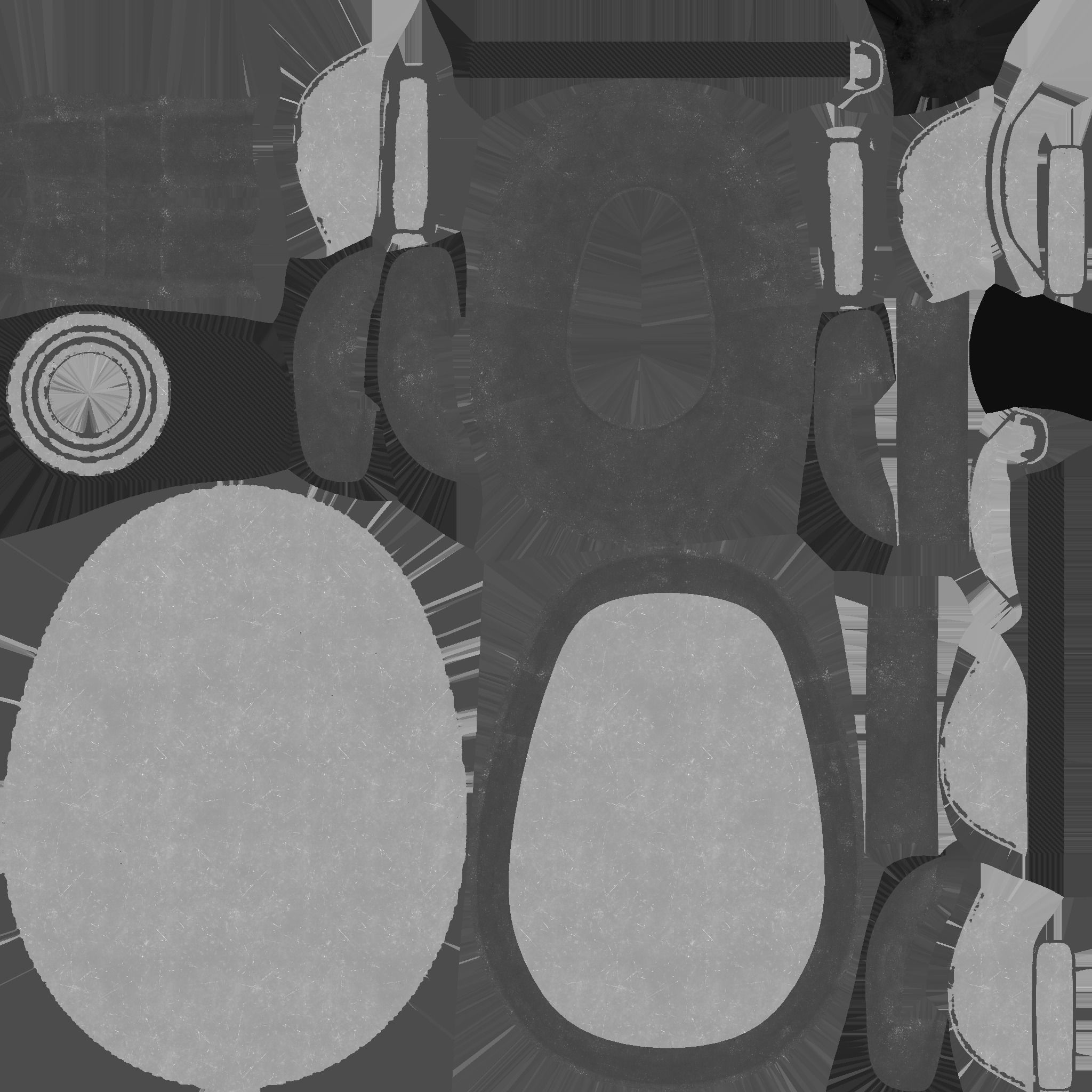 SciFi Backpack C08 Steel - Fashion Character Design Low-poly 3D model_26