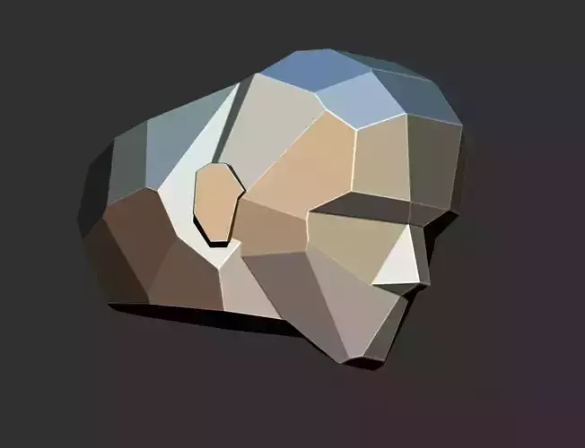 ring low poly geometric