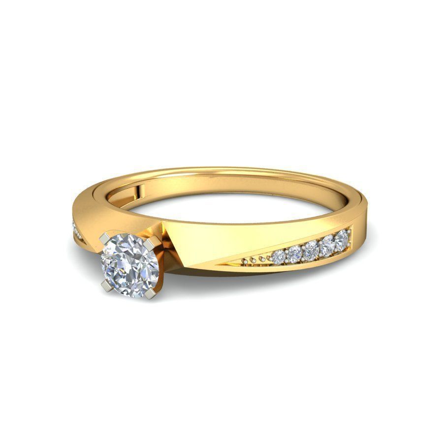 elegant luxury ring 3D print model_4