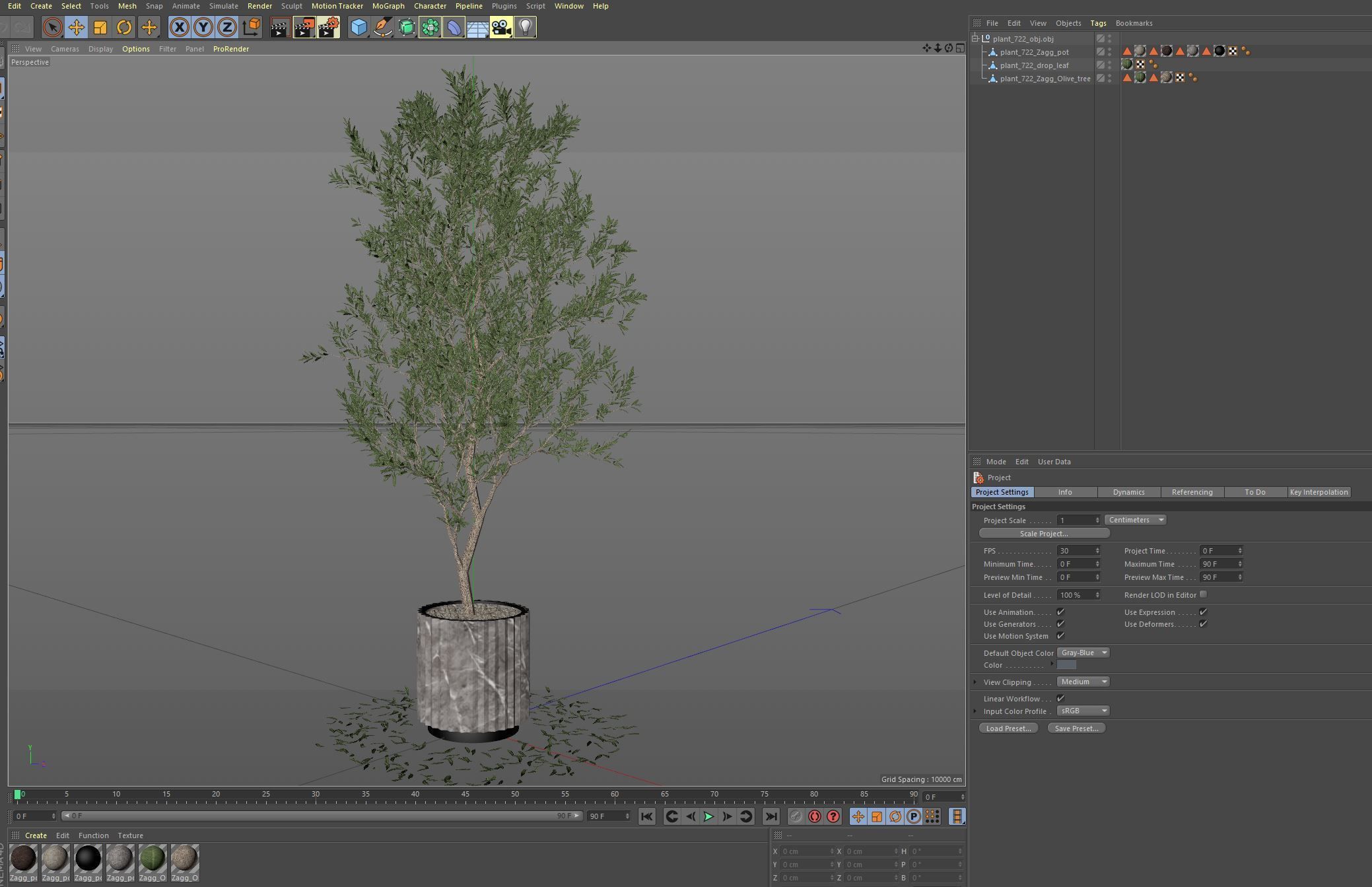 Plants collection 722 3D model_6