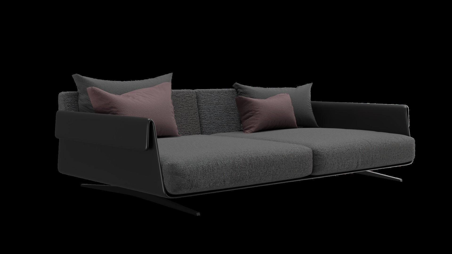 Sofa for interio 003 3D model_2