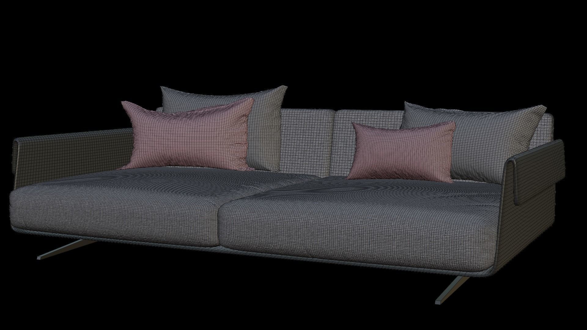 Sofa for interio 003 3D model_4