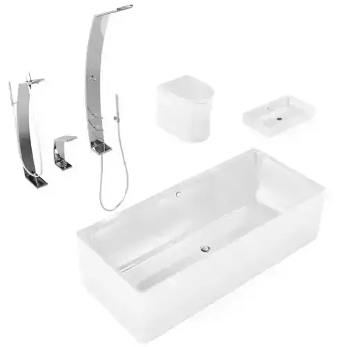 Modern Bathroom Furniture Set