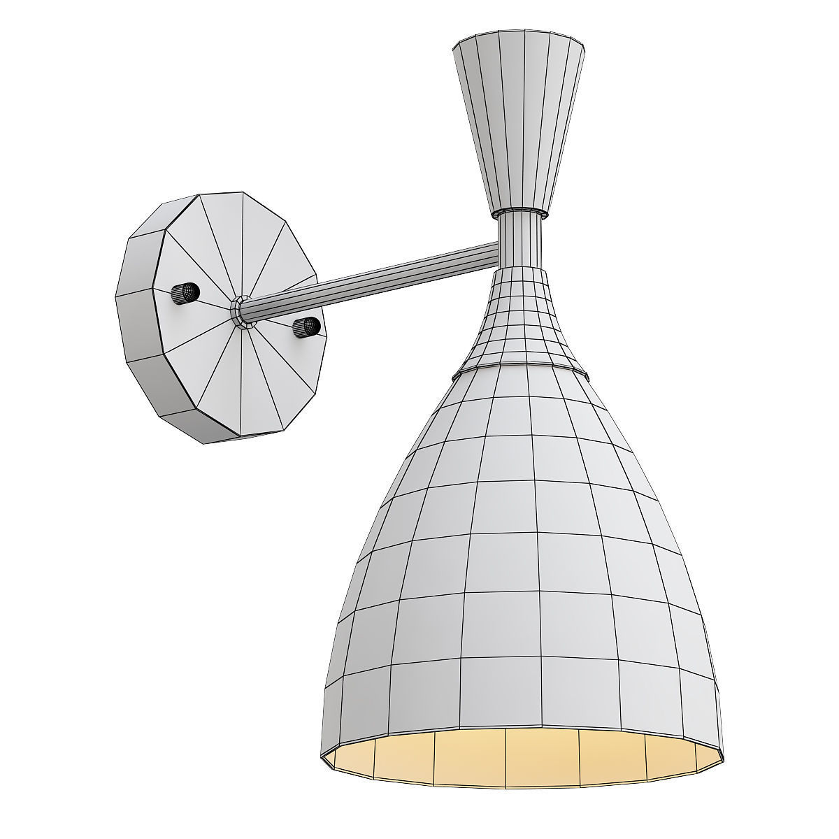 Lumion-Oliver-4494 wall light with gold accents 3D model_1