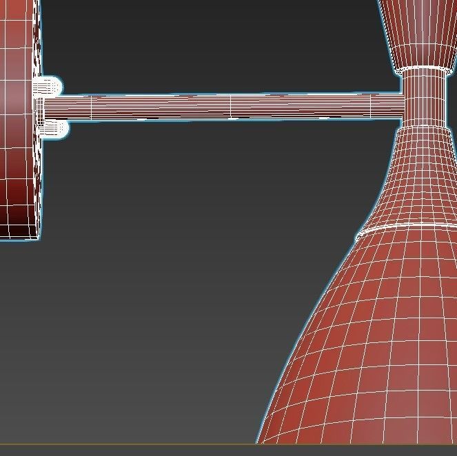 Lumion-Oliver-4494 wall light with gold accents 3D model_4