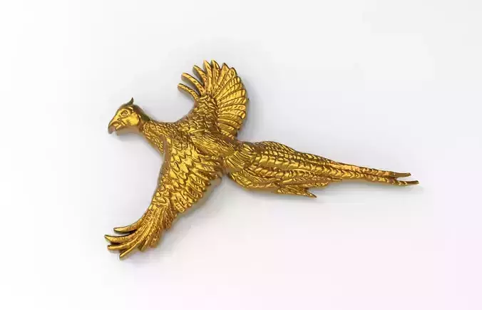 pheasant 3d model bird hunting art sculptures