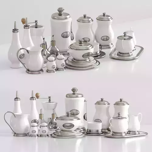Decorative kitchen set