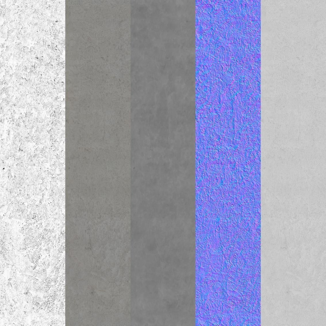 Stucco plaster 2 3D model_4