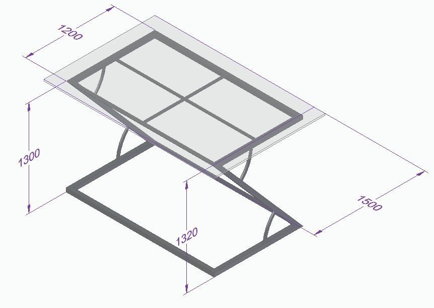 z desk glass coffee table available for purchase 3D print model_1