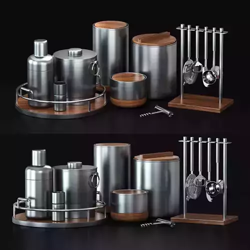 Decorative kitchen set