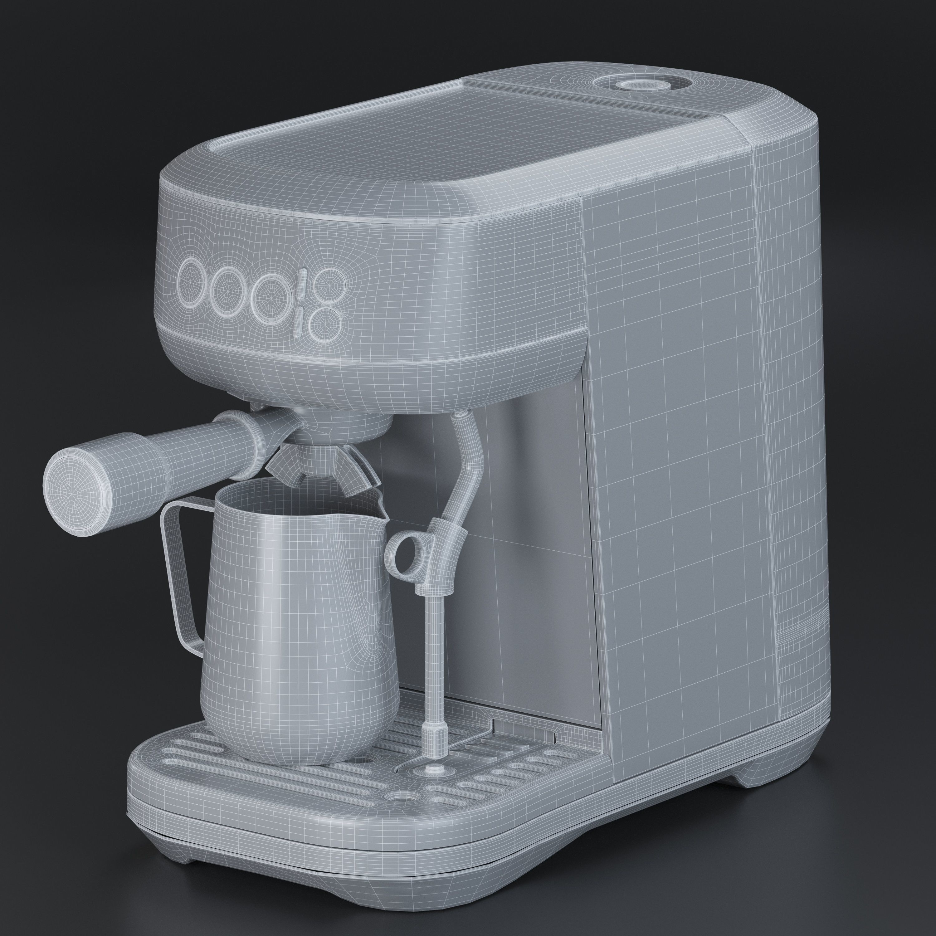 Coffee maker BORK C701 3D model_3
