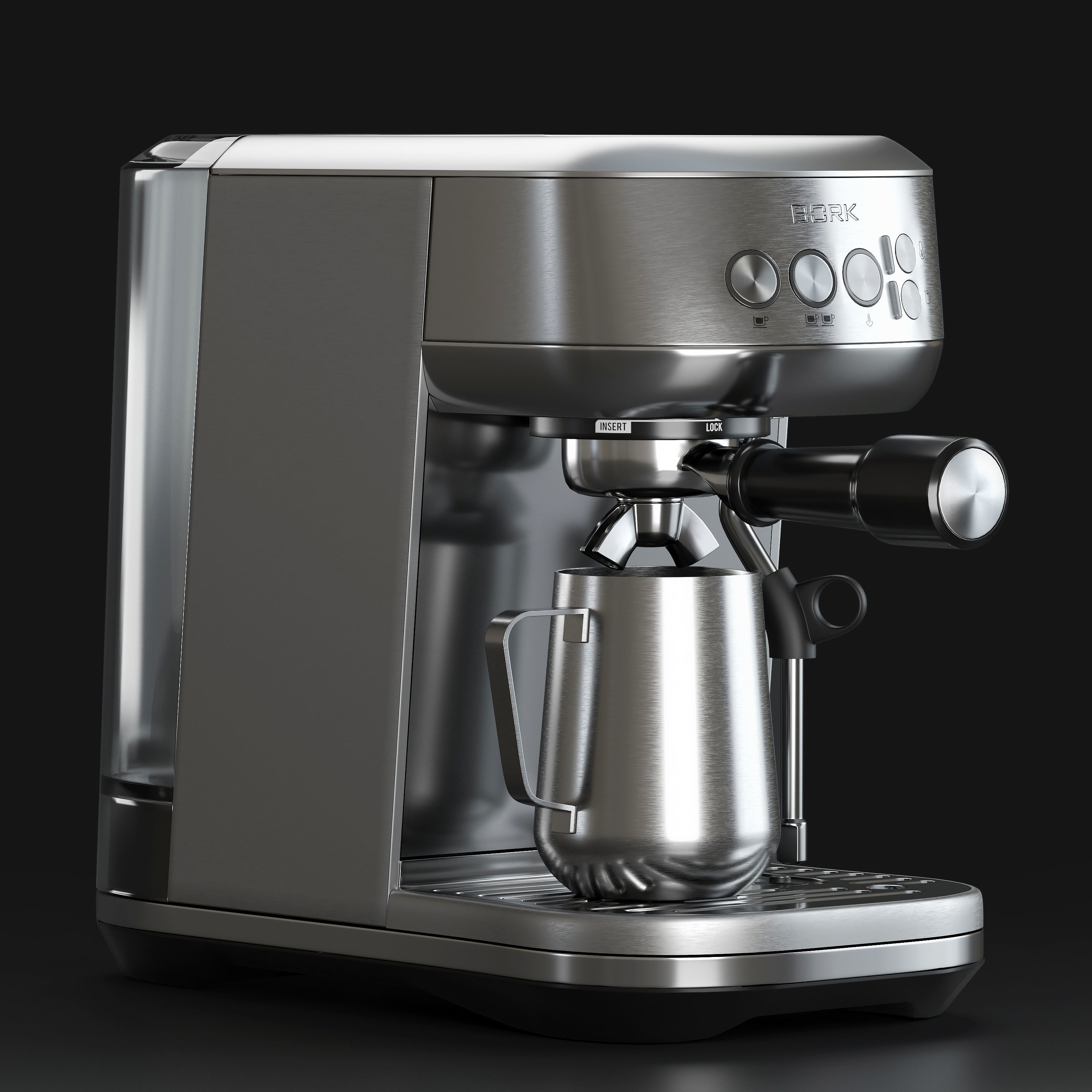 Coffee maker BORK C701 3D model_1