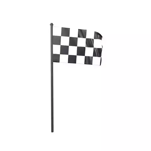 Checkered Racing Flag v1 001