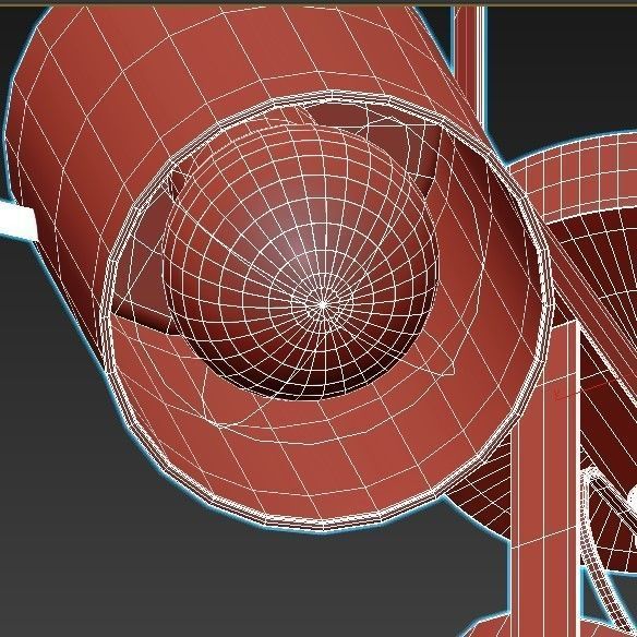 stilfort-neider-3015-02-03c track lighting fixture with three... 3D model_5