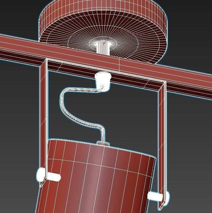 stilfort-neider-3015-02-03c track lighting fixture with three... 3D model_4