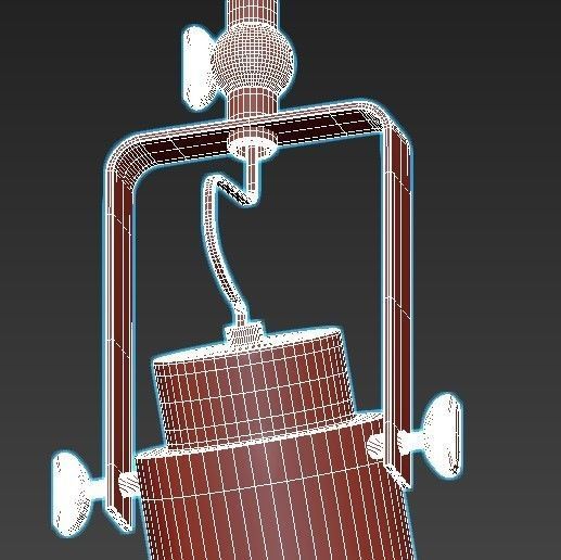 stilfort-neider three light track fixture 3D model_3