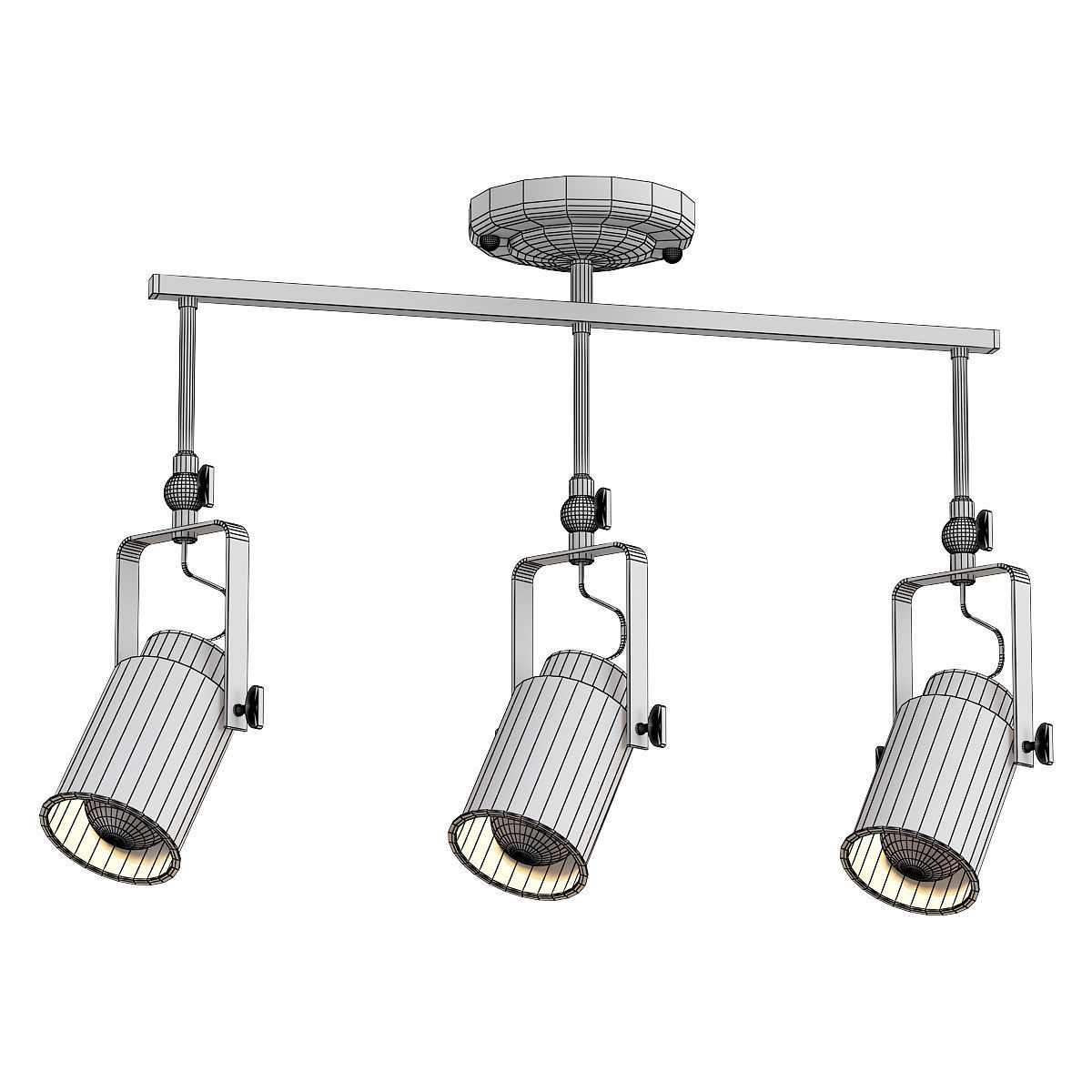 stilfort-neider three light track fixture 3D model_1