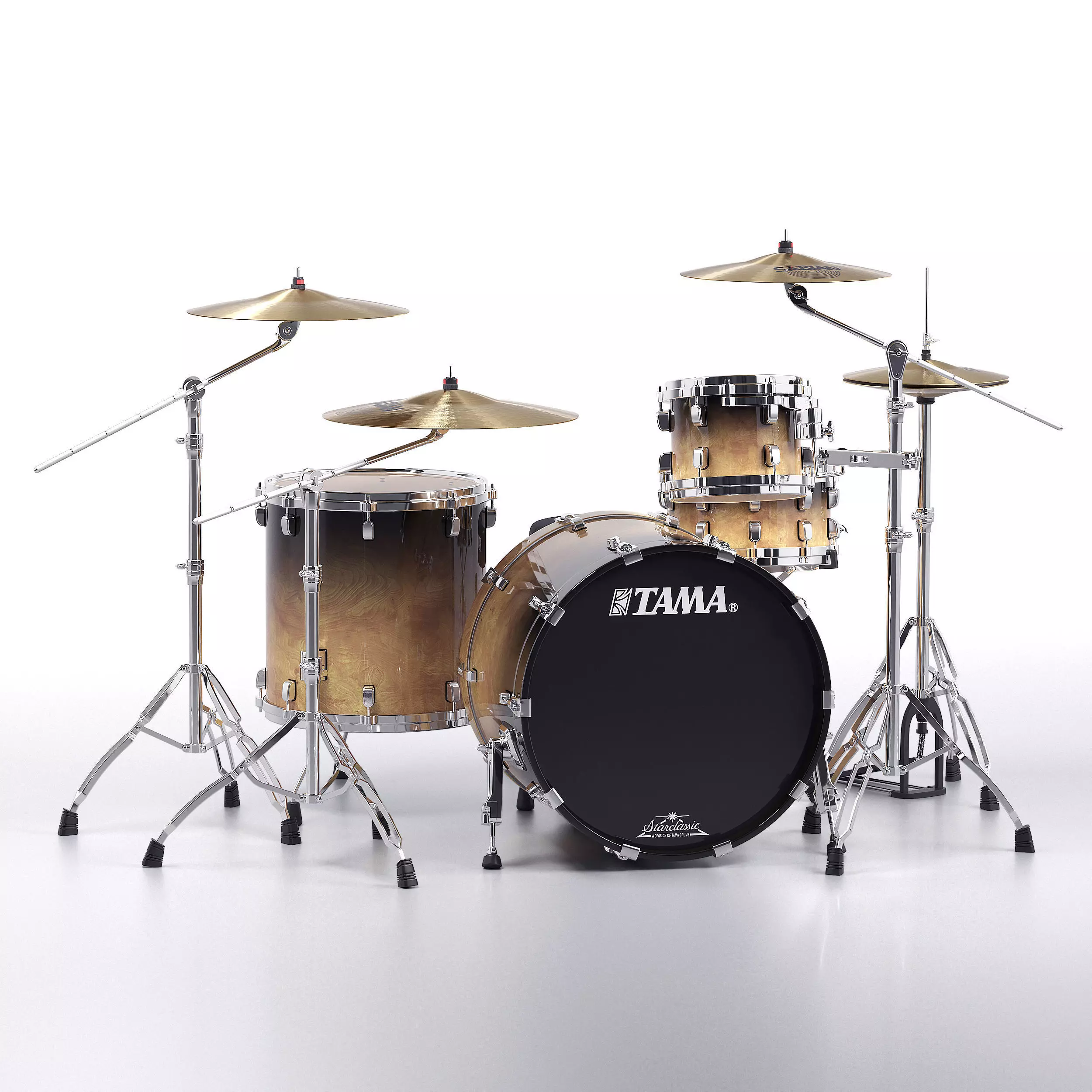 Tama Performer Drum kit 3D model_0