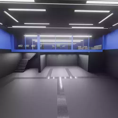 Warehouse loft 3D model