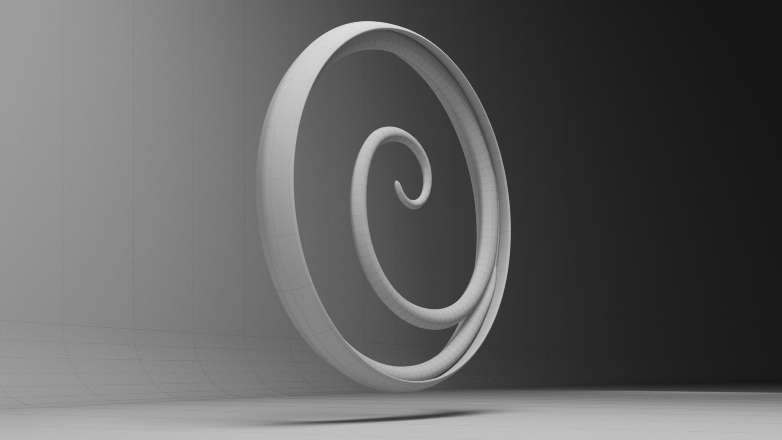Stairway spiral - Casa Batllo - Gaudi Free 3D model_6