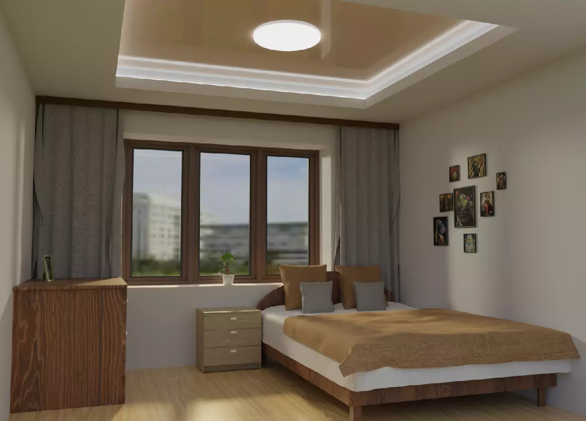 Compact room  3D model_0