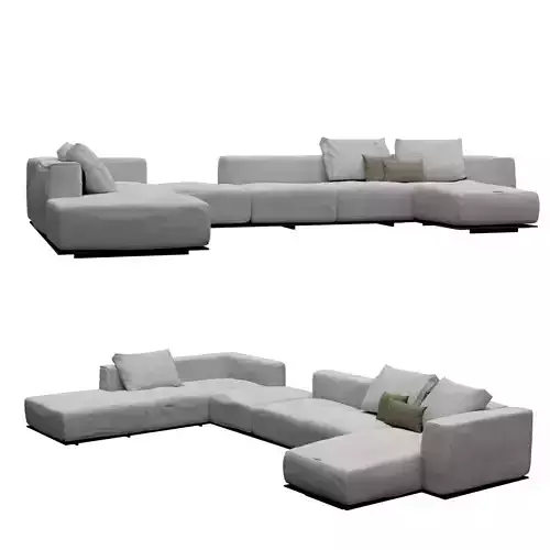 Sofa for interior  006 Free 3D model