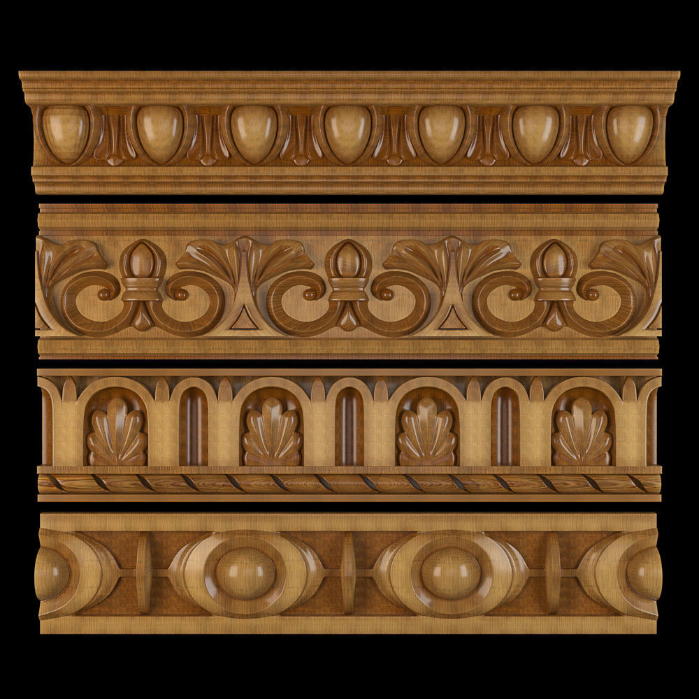  Paths Ornament pack 01 3D model_2