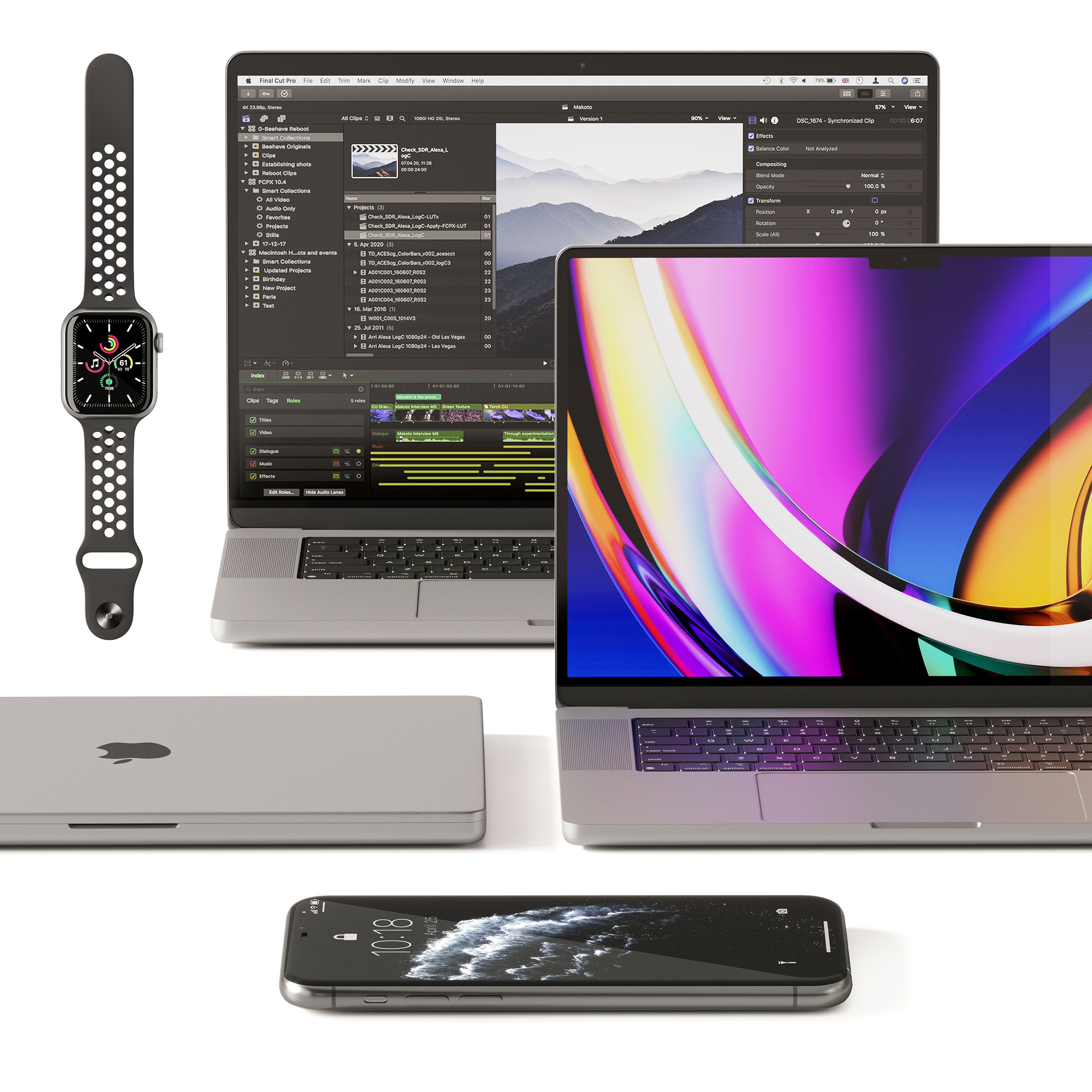 Workspace composition 3D model_4