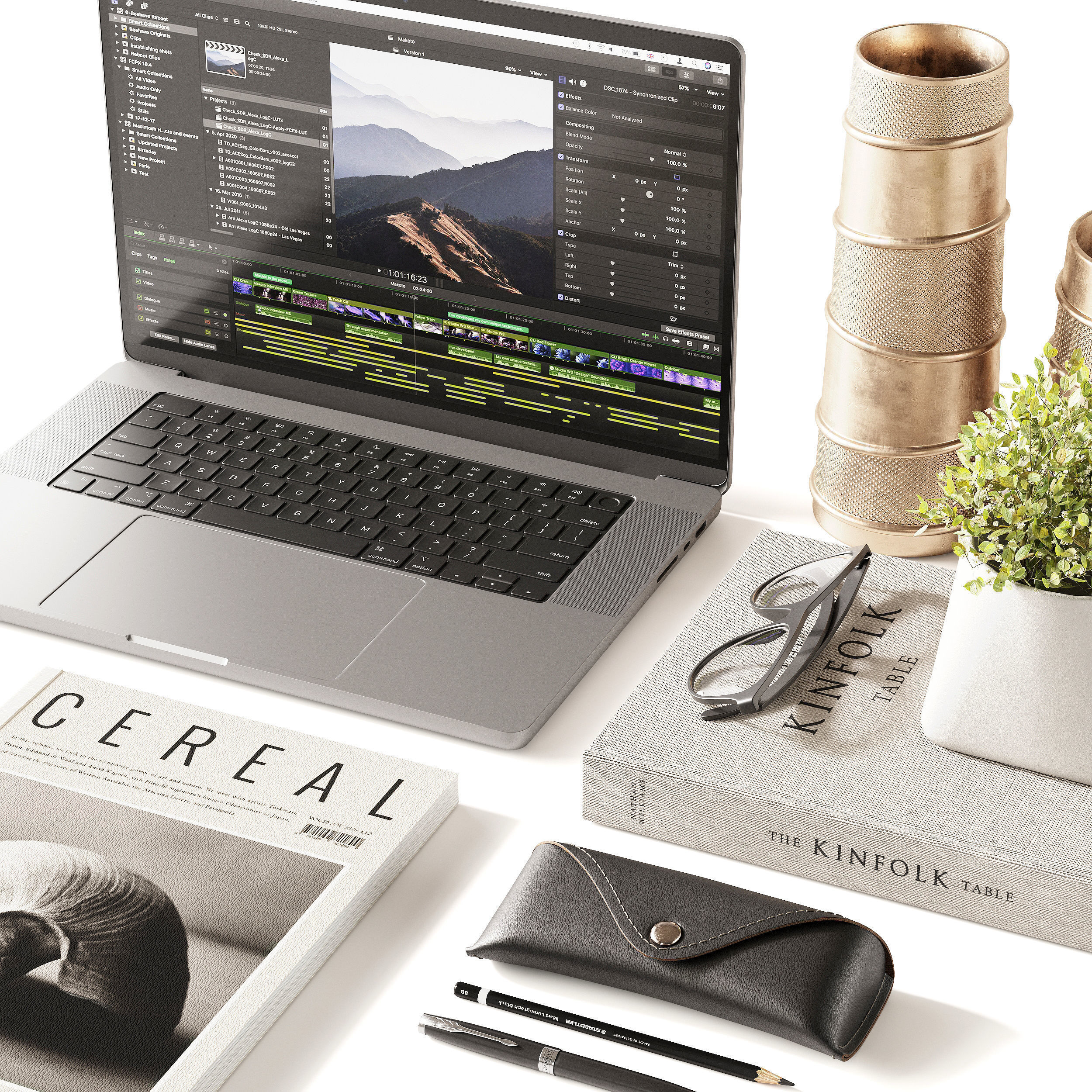 Workspace composition 3D model_2