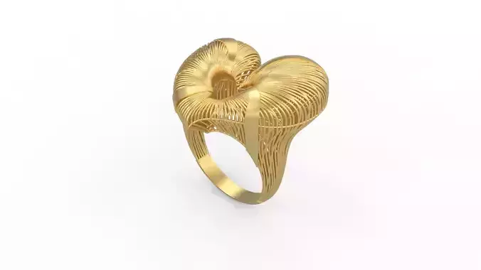 Ultra Vision Heart Ring 661 3D print model