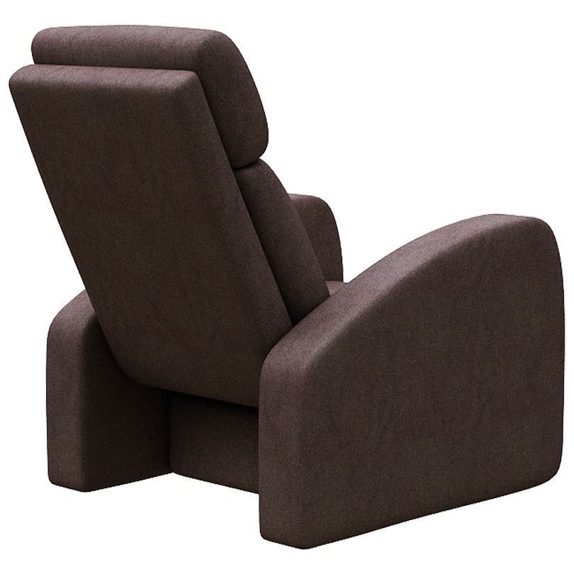 Armchair recliner chair Low-poly 3D model_4