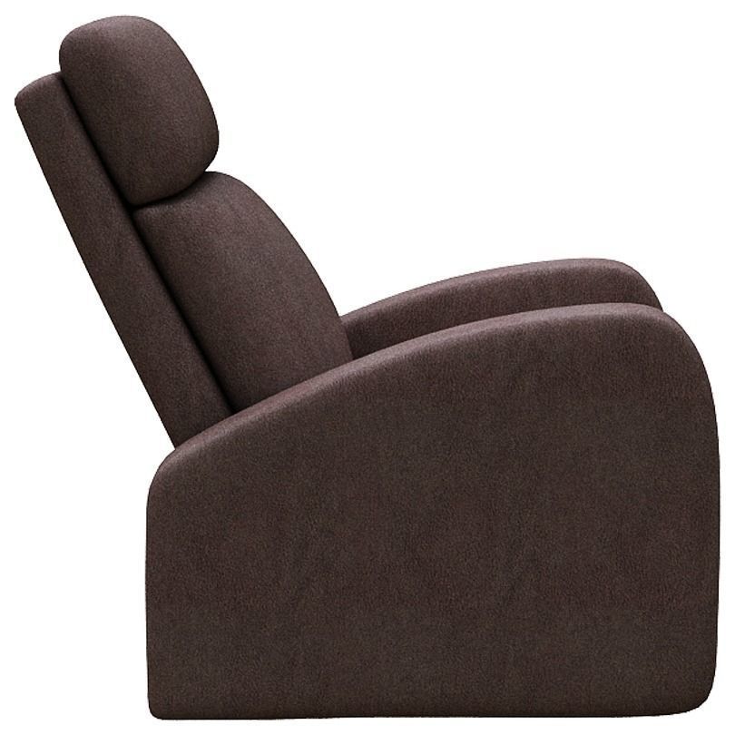 Armchair recliner chair Low-poly 3D model_3