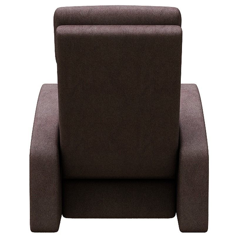 Armchair recliner chair Low-poly 3D model_5