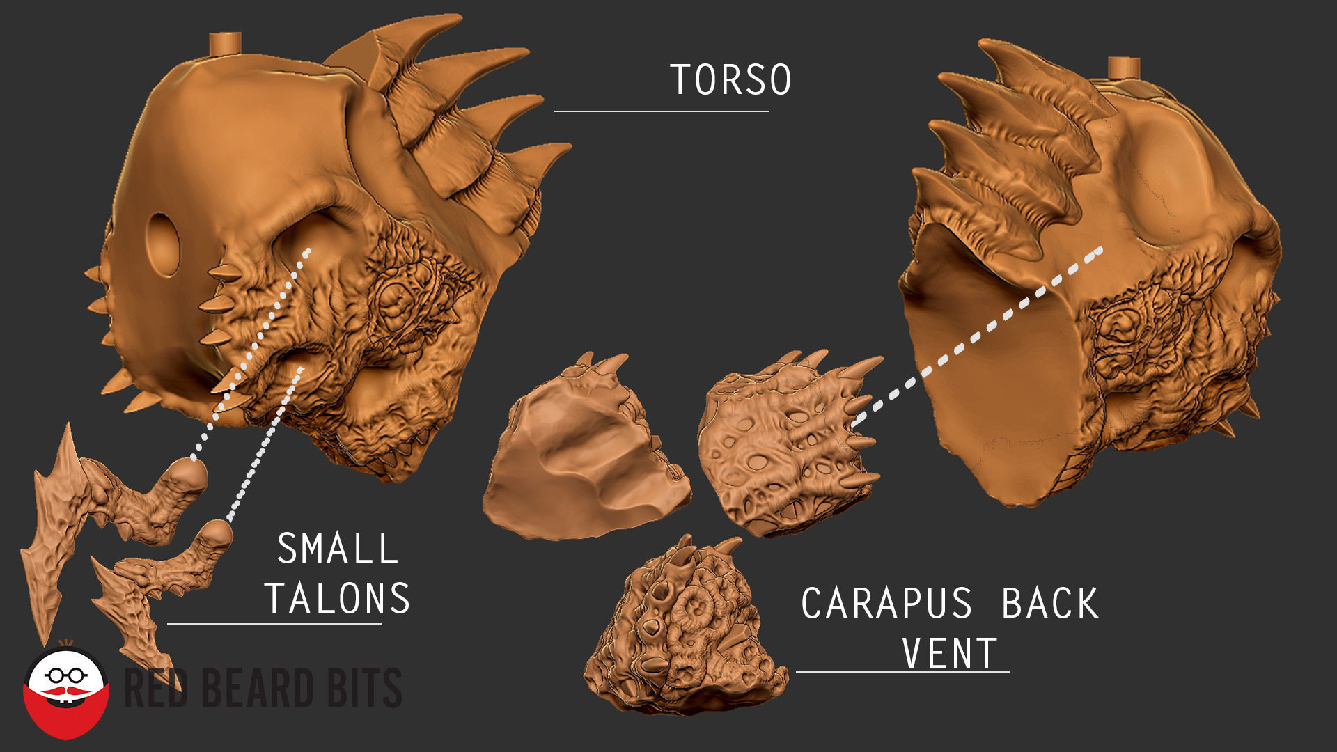 Xenoteras Crusher 3D print model_7