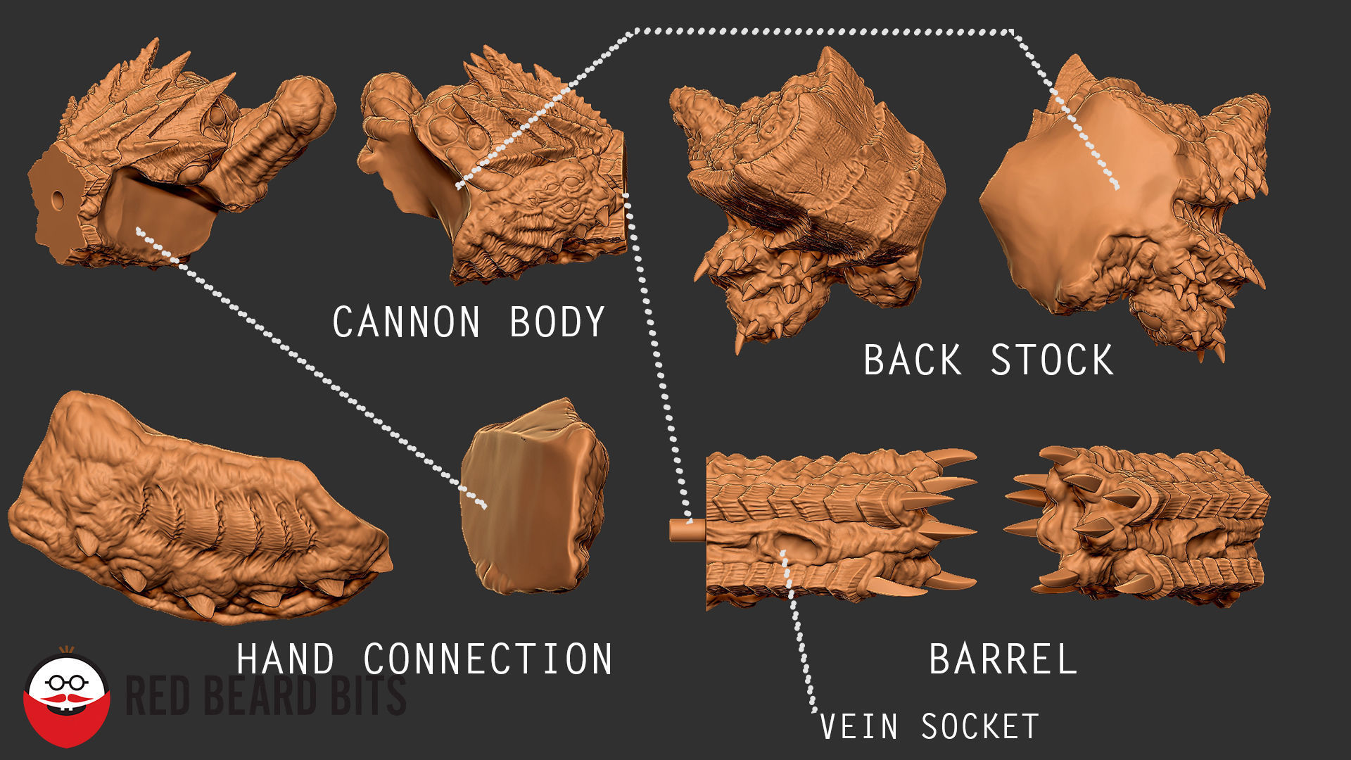 Xenoteras Crusher 3D print model_14