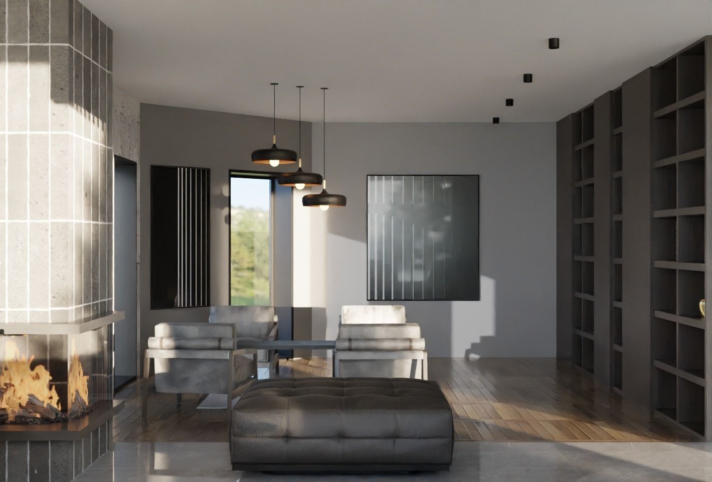 Frame II Free low-poly 3D model_1