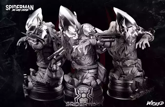 Wicked Marvel Green Goblin Bust  3D print model  3D print model