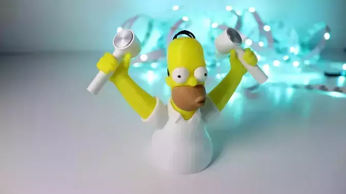  HOMER AIRPODS  LOLLIPOP  USB CABLE HOLDER - 3d Printable 