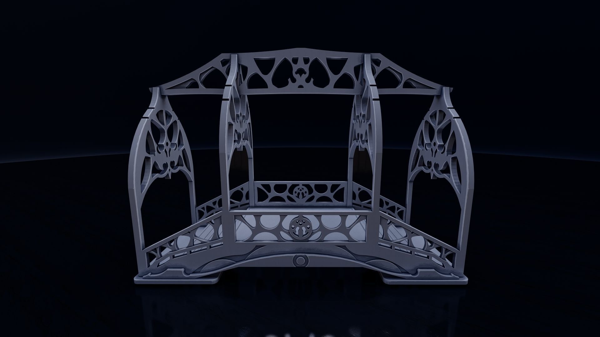 Fantasy Bridge FB001 3D print model_3