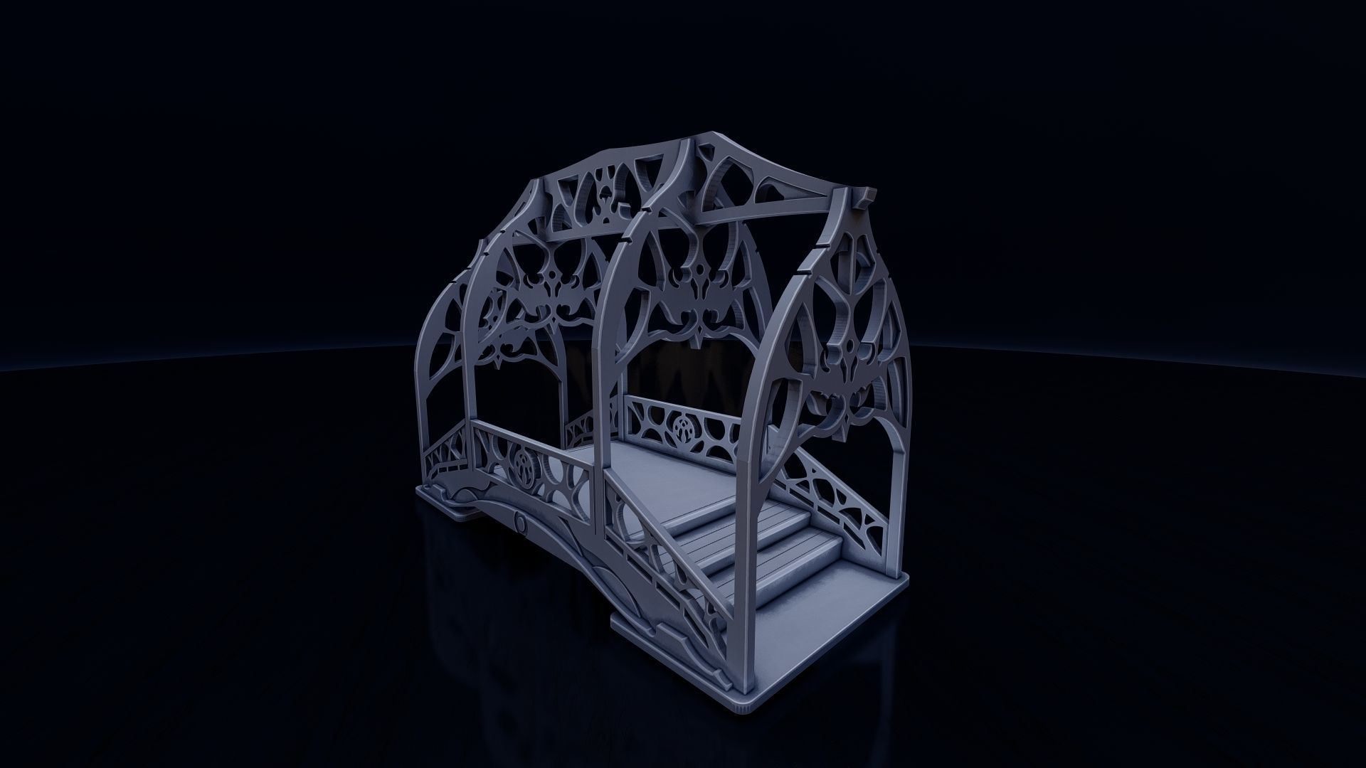 Fantasy Bridge FB001 3D print model_1