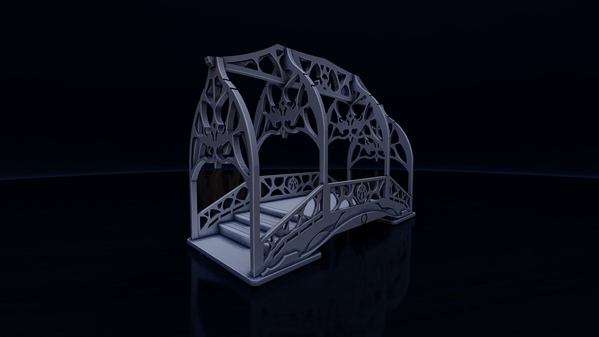 Fantasy Bridge FB001 3D print model_2